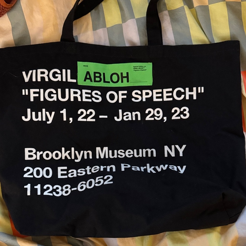 Virgil Abloh Figures of Speech Tote Bag
